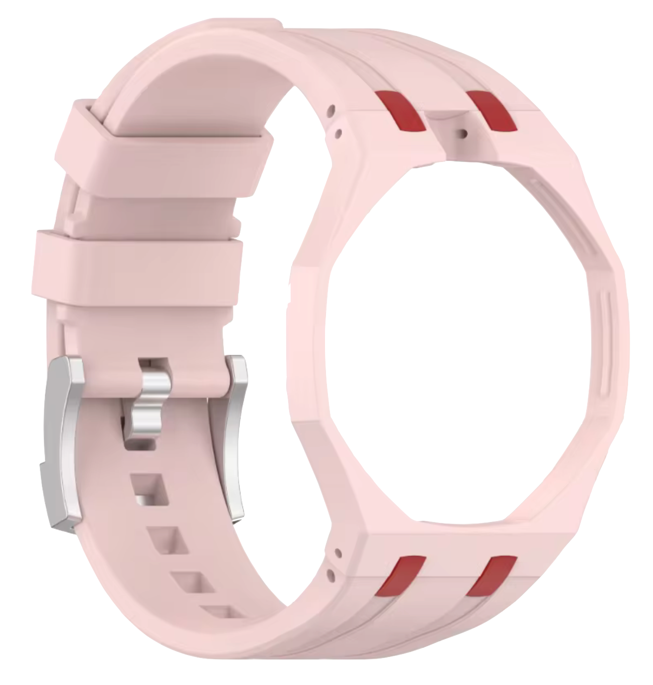 Bracelet rouge OTTO-ROSSO compatible Royal Pop, bracelet interchangeable pour donner un nouveau style à sa montre