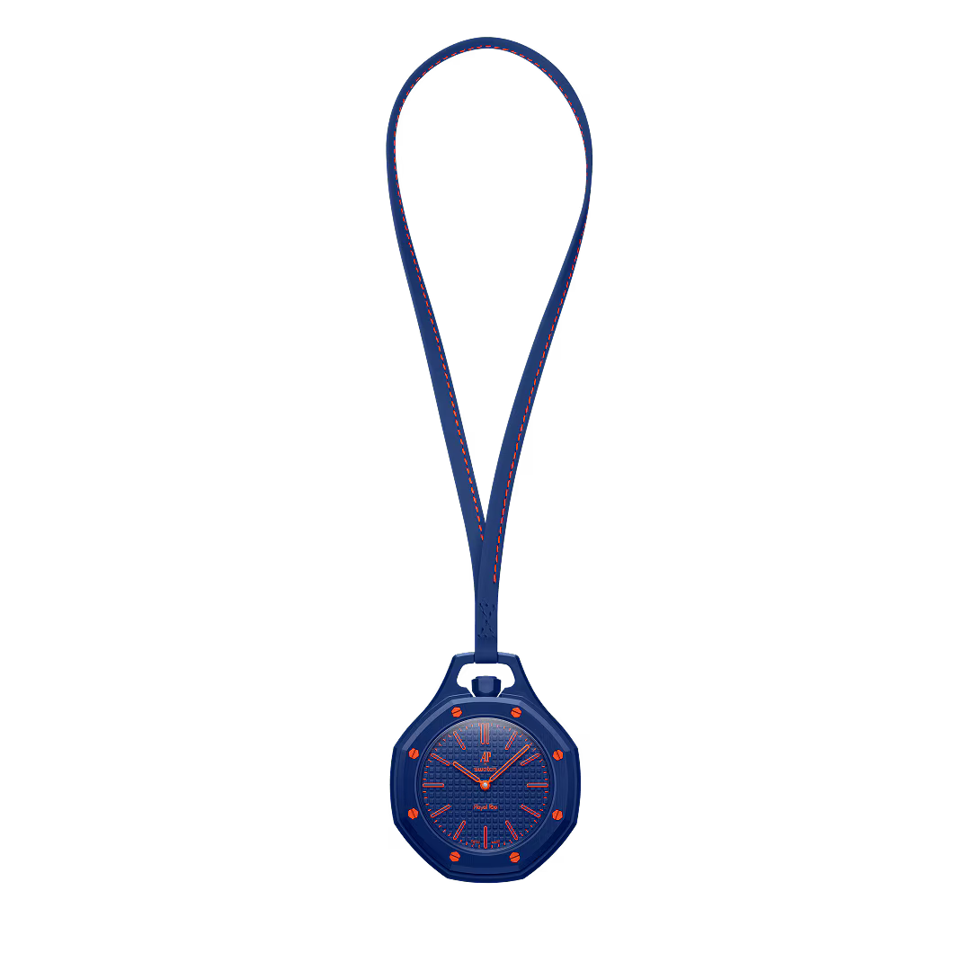Montre Royal Pop ORENJI-HACHI orange avec design original, montre personnalisable avec bracelet compatible Royal Pop Strap Pop